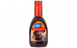 American Garden BBQ Sauce Hickory Smoky Flavor  Plastic Bottle  510 grams